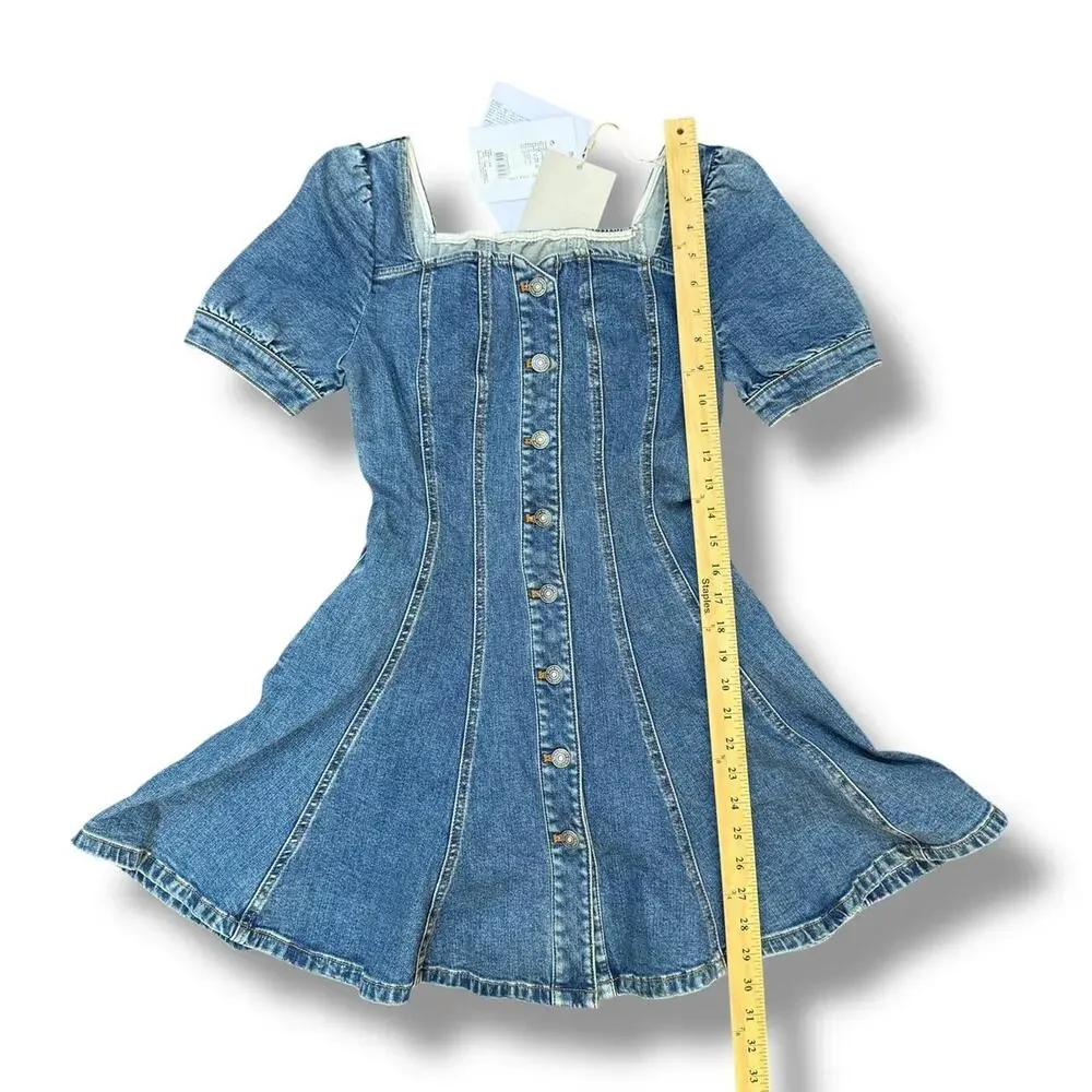 Miss Sixty Denim Button-Down Dress - Picture 6 of 7